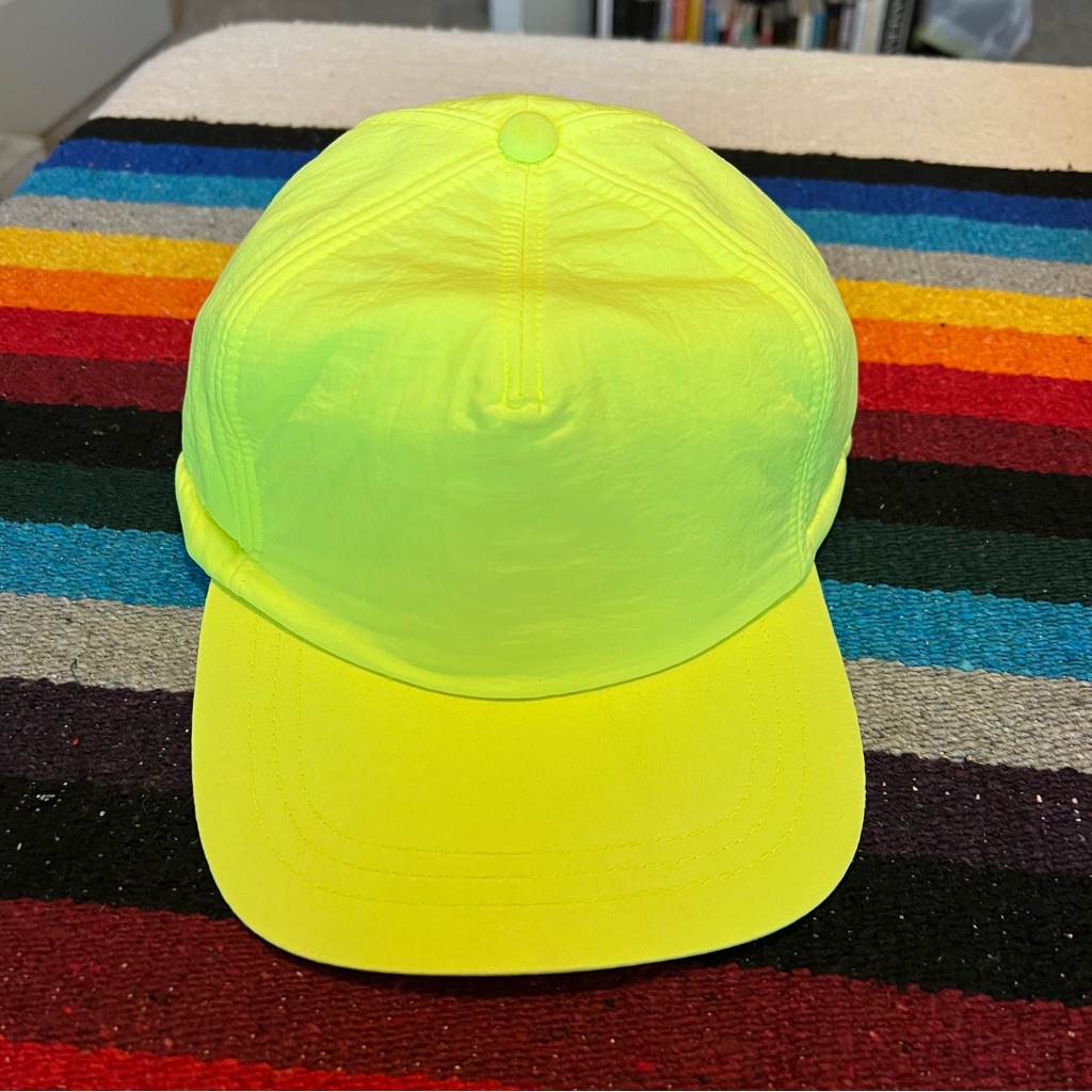 Vintage Yupoong Neon Yellow Ear Hat